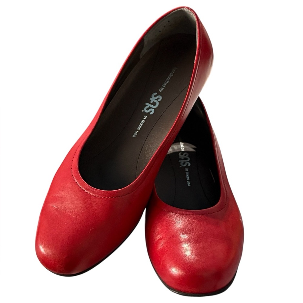 SAS San Antonio Shoes Italian Leather Regina Pump Heels Slip-On  Shoes Sz 6